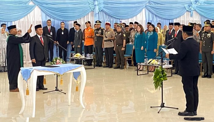 Tahlis Gallang Resmi Jabat Sekda Sulut, Gubernur Yulius: Panglima ASN Harus Akselerasi Pelayanan