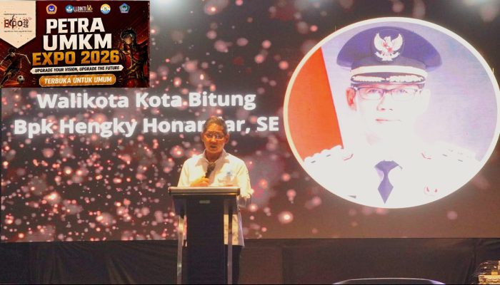 Buka STIE Petra UMKM Expo 2026, Walikota Bitung: Jadilah Pencipta Lapangan Kerja!