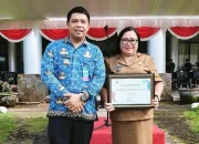 Desa Lolombulan Makasili sukses menyabet penghargaan Juara I Pengelolaan Website Desa Terbaik se-Kabupaten Minahasa Selatan. (Foto: Istimewa)