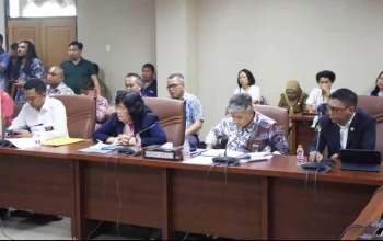 Rapat Dengar Pendapat (RDP) Komisi III DPRD Sulut bersama BPJN Sulut, Pemprov, dan PT MSM/TTN guna membahas solusi polemik ruas jalan lingkar tambang, Selasa (2/6/2026). (Foto: Istimewa)