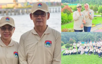 SERAP INOVASI: Walikota Bitung Hengky Honandar, S.E., didampingi Ketua TP PKK Ny. Ellen Honandar Sondakh, S.E., saat mengikuti agenda City Tour Raker Apeksi Komwil VI di Kota Kendari, Rabu (3/6/2026). (Foto: Dok. Pemkot Bitung)