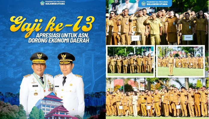 Gaji ke-13 ASN Pemprov Sulut Cair Hari Ini, Gubernur Yulius Minta Gunakan dengan Bijak!