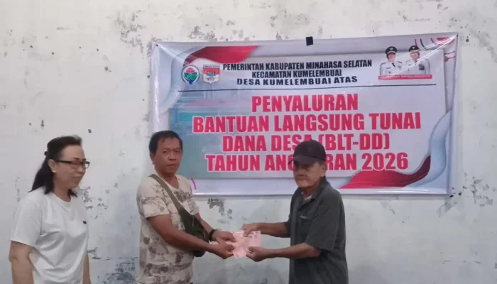 Diterima 11 KPM, Pemdes Kumelembuai Atas Realisasikan BLT DD Tahap I Tahun 2026