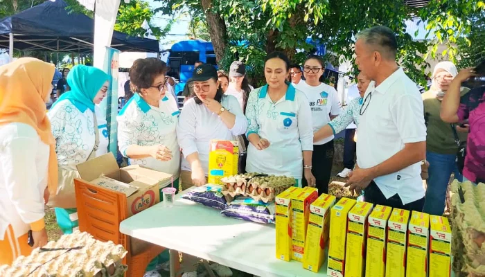 Pimpin HKG PKK ke-54, Anik Yulius Selvanus Sentuh Keluarga Berisiko Stunting Lewat Bantuan Nutrisi