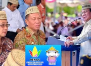 SINERGI PUSAT-DAERAH: Presiden Prabowo Subianto saat membuka Puncak PENAS XVII Gorontalo 2026, Rabu (24/6/2026). Walikota Hengky Honandar menegaskan kesiapan Kota Bitung menyokong target transformasi teknologi dan swasembada pangan nasional. (Foto: Istimewa)