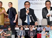 Membanggakan! Kolase momentum saat Universitas Sam Ratulangi (Unsrat) sukses menjadi magnet pejabat pusat. Rektor Prof. Berty Sompie mengungkap peran strategis Gubernur Sulut Yulius Selvanus di balik lompatan reputasi nasional kampus Sitou Timou Tumou Tou. (Foto: Dok. Unsrat/SUDARA.ID)