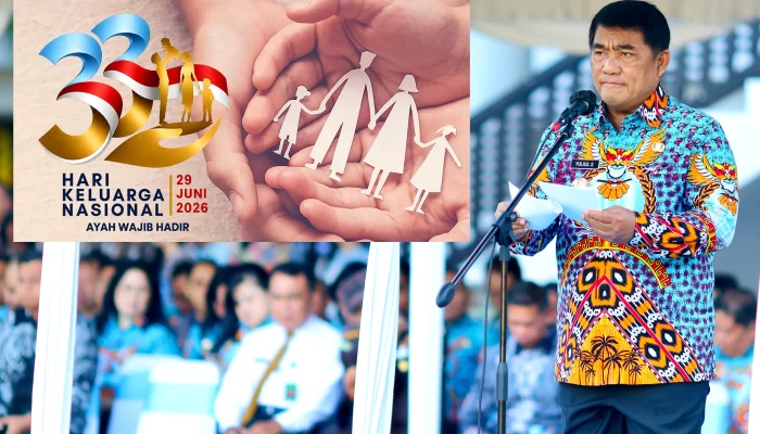 Gubernur Yulius Soroti Fenomena Ayah ‘Absen’ Asuh Anak di Hari Keluarga Nasional 2026