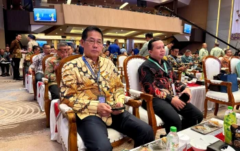 Walikota Bitung Hengky Honandar, S.E., di tengah gelaran Rakernas APEKSI XVIII di Medan, Rabu (1/7/2026). (Foto: Istimewa)