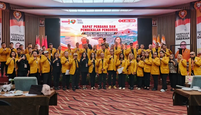 Panaskan Mesin Partai, Hanura Sulut Gelar Rapat Perdana Gembleng Kapasitas Pengurus Baru