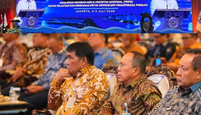 Gubernur Sulut Yulius Selvanus Hadiri Rakornas KKP: Dorong Swasembada Pangan Berbasis Maritim