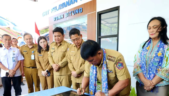 Resmikan Hemodialisis RSMN, Gubernur Yulius Atensi Usulan Walikota Hengky Upgrade RSUD Bitung Tipe C