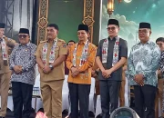 Gubernur Sulut, Yulius Selvanus saat mendampingi Menteri Agama KH Nasaruddin Umar dalam pembukaan MTQ XXXI Tingkat Provinsi Sulawesi Utara di Minahasa Utara. (Foto: Istimewa)