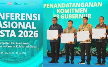 Gubernur Sulut Mayjen TNI (Purn) Yulius Selvanus SE saat menghadiri Forum Nasional Percepatan Eliminasi Kusta 2026 di Jakarta, Jumat (10/7/2026). Gubernur menegaskan komitmen Pemprov Sulut untuk pasang badan melindungi penyintas dan menghapus stigma kusta demi target Zero Leprosy 2030. (Foto: Istimewa)