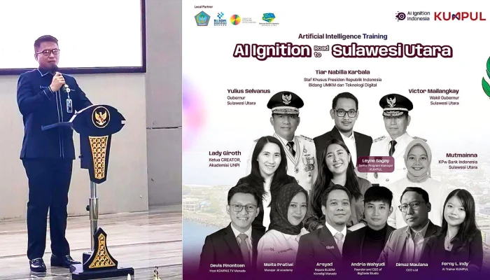 Buka AI Ignition 2026, Sekdaprov Tahlis Gallang: Program Strategis Sulut Melek Teknologi Digital