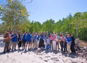 Delegasi Uni Eropa di hutan mangrove Kabupaten Minahasa Utara, Sulawesi Utara. (Foto: Istimewa)
