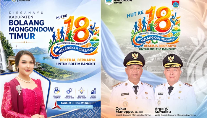 Momentum HUT ke-18 Boltim, Angelia Wenas Ajak Seluruh Elemen Gaungkan Semangat ‘Boltim Bangkit’