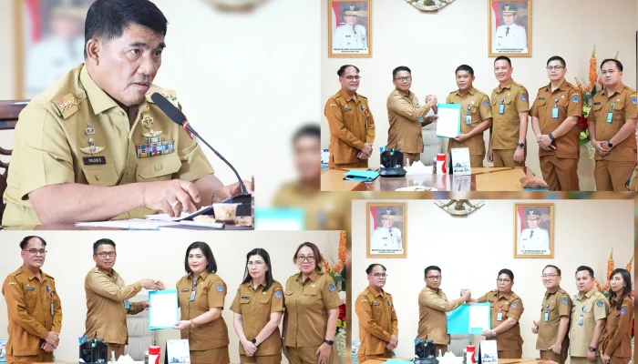 Gubernur Yulius Selvanus Tunjuk 3 Plt Baru di Adpim, Dinkes, dan Dinas ESDM
