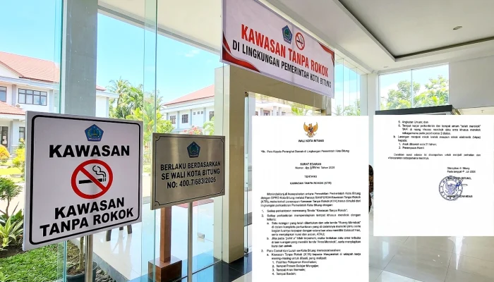 Pertegas Aturan Kawasan Tanpa Rokok, Pemkot Bitung Terbitkan SE Walikota: Batasi Area dan Penjualan
