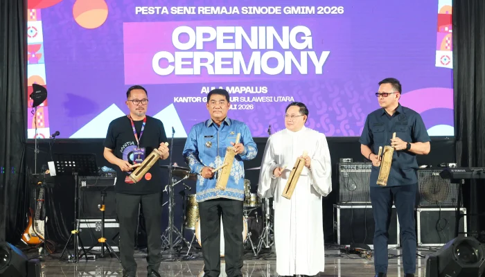 Pesta Seni Remaja GMIM 2026, Gubernur Yulius Gaungkan Iman dan Moral sebagai Landasan Intelektualitas