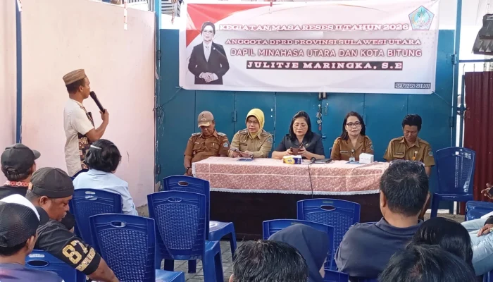 Reses di Bitung Timur: Julitje Maringka Pastikan Kawal Aspirasi Perbaikan Jalan dan Drainase
