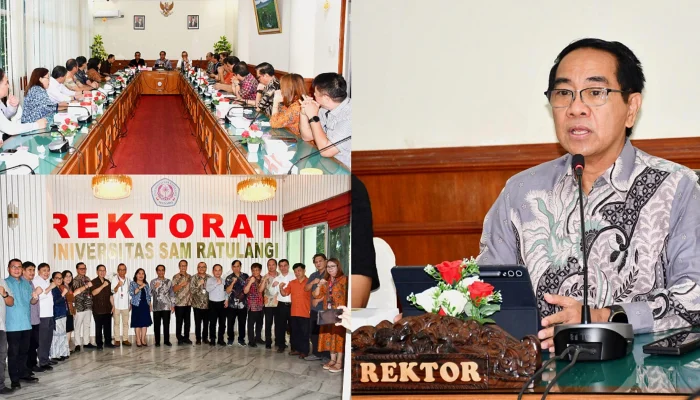 Pimpin Rapim Perdana, Plt Rektor Unsrat Jamaludin Jompa Perkuat Kondusivitas dan Layanan Akademik