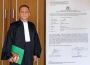 Kuasa hukum pelapor, advokat Eka Dicky Mantik, S.PAK, L.LB, L.LM dan surat Laporan Polisi (LP) terkait dugaan skandal Dana Desa Watudambo II. (Foto: Istimewa)