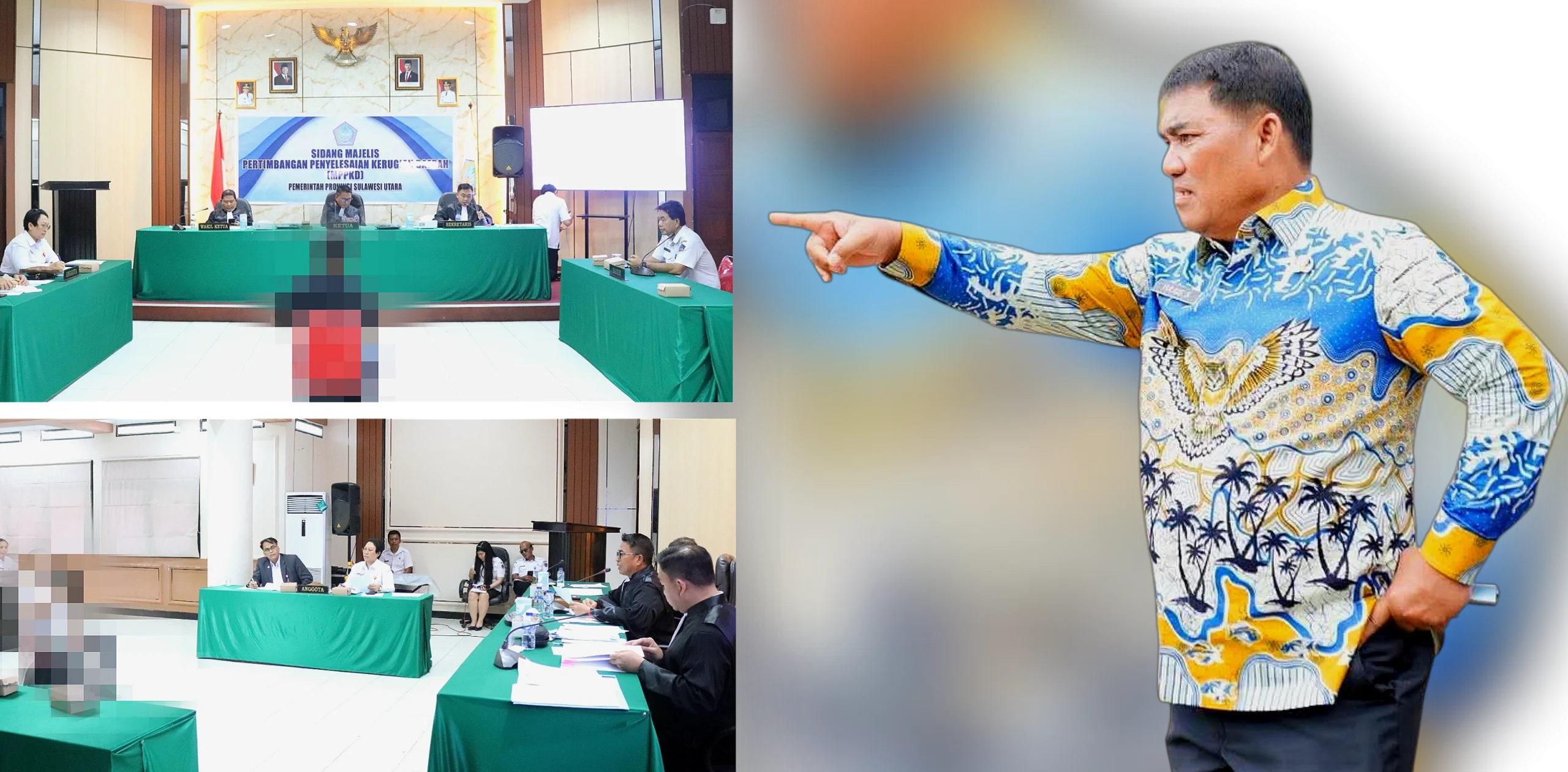 Atas komando Gubernur Yulius Selvanus, Sidang Perdana MPPKD Sulut TA 2026 digelar untuk menagih ganti rugi dan menyelamatkan uang rakyat. Langkah tegas ini berhasil mengembalikan Rp289,1 juta secara tunai ke kas daerah serta mengunci komitmen pelunasan TGR senilai Rp2,1 miliar. (Foto: Dok. Istimewa)