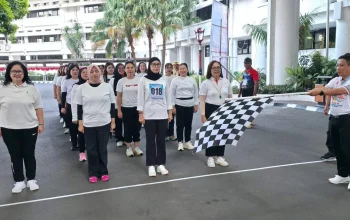 Lomba Gerak Jalan Pemprov Sulut dalam memeriahkan HUT ke-81 RI. (Foto: Istimewa)