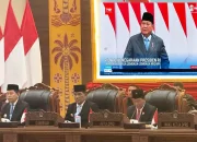 Sinergi Daerah dan Pusat: Gubernur Yulius Selvanus bersama Forkopimda mengikuti rangkaian Sidang Tahunan MPR RI secara virtual di Gedung DPRD Sulut, Jumat (14/8/2026). (Foto: Istimewa)