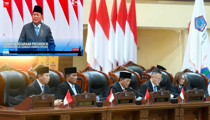 DPRD dan Forkopimda Sulut Simak Pidato Presiden Prabowo, Siap Perkuat Sinergi Pembangunan Daerah