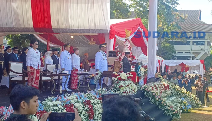 Jajaran DPRD Sulut Hadiri Upacara HUT ke-81 RI, Andi Silangen Bacakan Naskah Proklamasi