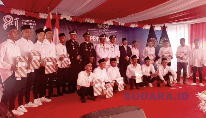Serahkan Remisi 1.874 WBP di HUT ke-81 RI, Gubernur Yulius Ajak Mantan Narapidana Bangun Sulut