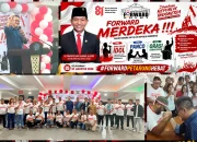 FORWARD Merdeka! dalam rangka HUT ke-81 Republik Indonesia. (Foto: Istimewa/Dok. SUDARA.ID)
