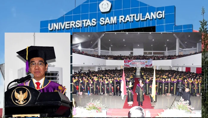 Wisuda 1.017 Lulusan di Momentum HUT RI, Plt Rektor Unsrat Prof Jamaluddin Tegaskan Kemerdekaan Berpikir