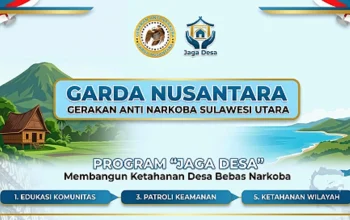 Garda Nusantara - Gerakan Anti Narkoba Sulawesi Utara. (Foto: SUDARA.ID)