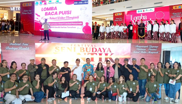 Festival Seni Budaya Bantik: Lomba Puisi dan Tari Mahamba Pukau Pengunjung Mantos 3 Manado 