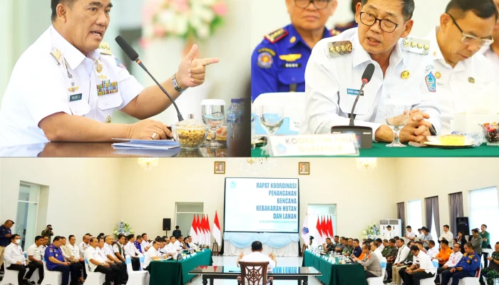 Hadiri Rakor Karhutla, Walikota Hengky Honandar Pertajam Strategi Cegah Dini Titik Api di Bitung