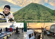 Gubernur Sulut Yulius Selvanus memobilisasi pengiriman bantuan air bersih lintas sektor demi memenuhi kebutuhan dasar warga Pulau Manado Tua yang terdampak kemarau panjang fenomena El Nino, Senin (31/8/2026). (Foto: Istimewa)