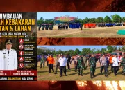 Apel siaga pasukan gabungan penanganan Karhutla Kota Bitung di Lapangan Sari Cakalang, Bitung, Kamis (3/9/2026). Langkah ini dilakukan untuk memperkuat sinergi lintas sektor dan deteksi dini titik api di wilayah rawan. (Foto: Istimewa)