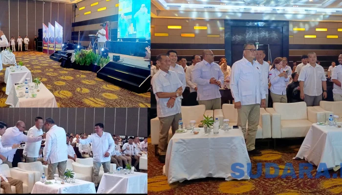 Gaungkan Louis Schramm Calon Walikota, Yulius Selvanus Picu Semangat Tarung Kader di Rakercab Gerindra Manado