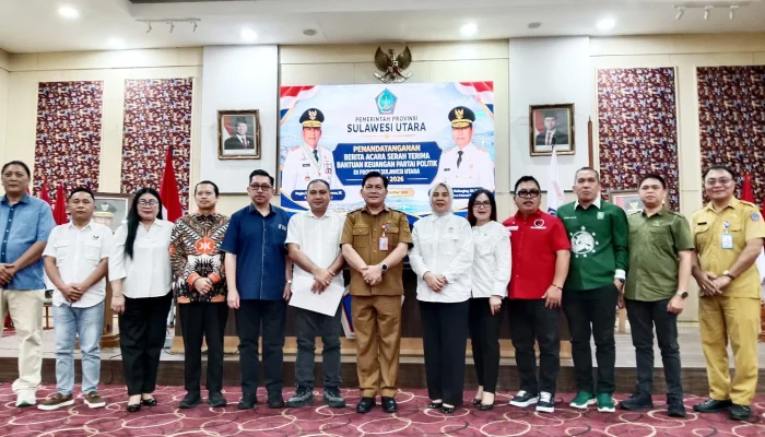 Gubernur Yulius Instruksikan Pencairan Rp1,75 M Dana Bantuan Parpol Sulut 2026, Ini Rinciannya