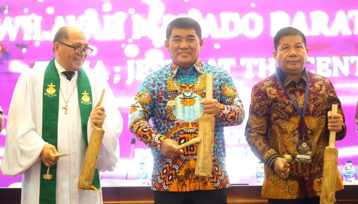 Hadiri SMSI Ke-82, Gubernur Yulius: GMIM Mitra Strategis Pembangunan Hadapi Tantangan Zaman