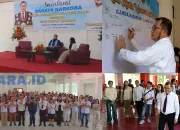 Dekan Fakultas Ilmu Sosial dan Ilmu Politik (FISIP) Universitas Sam Ratulangi (Unsrat), Dr. Ferry Daud Liando, S.I.P., M.Si., dalam rangkaian kegiatan Sosialisasi Bahaya Narkoba yang diinisiasi kerja sama antara FISIP Unsrat dan Garda Nusantara Sulawesi Utara di Gedung Menara FISIP Unsrat, Senin (28/9/2026). (Foto: Ridho L Tobing)