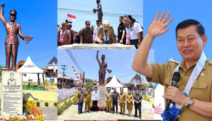 Wagub Victor Mailangkay Resmikan Monumen Pahlawan Nasional Pierre Tendean di Remboken