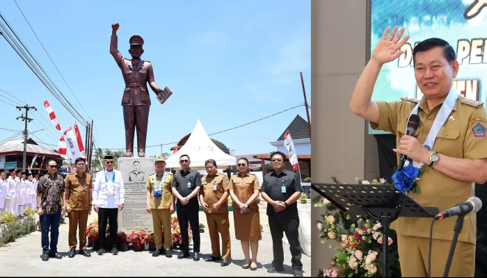 Resmikan Monumen Pahlawan Nasional Pierre Tendean, Wagub Victor Mailangkay Sampaikan Pesan Patriotisme Gubernur Sulut