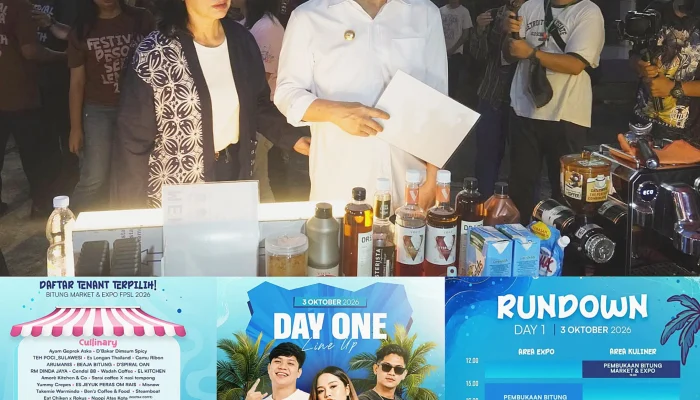 Semarak FPSL 2026: Bitung Market and Expo Hadirkan UMKM dan Kuliner Lokal