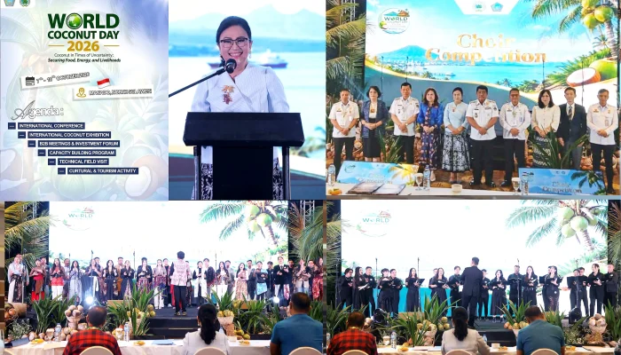 World Coconut Day 2026: Harmoni Paduan Suara Menggema, Kelapa Sulut Mendunia
