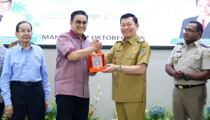 Wakili Gubernur Yulius, Wagub Victor Suarakan Hak Khusus Kepulauan Sulut ke Komisi II DPR RI
