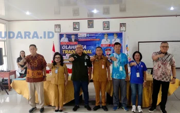 Pembukaan Diklat Instruktur, Pelatih, Wasit/Juri serta Pertandingan Olahraga Tradisional Tingkat SMA/SMK Se-Provinsi Sulawesi Utara. (Foto: Ridho L Tobing)
