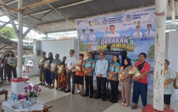 Gerakan Pangan Murah Pemprov Sulut di Tikala, Kota Manado. (Foto: Istimewa)